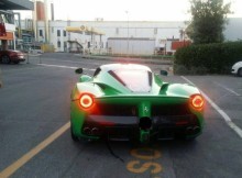 Jay Kay's green Ferrari LaFerrari