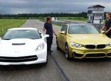 BMW M4 versus Corvette Stingray
