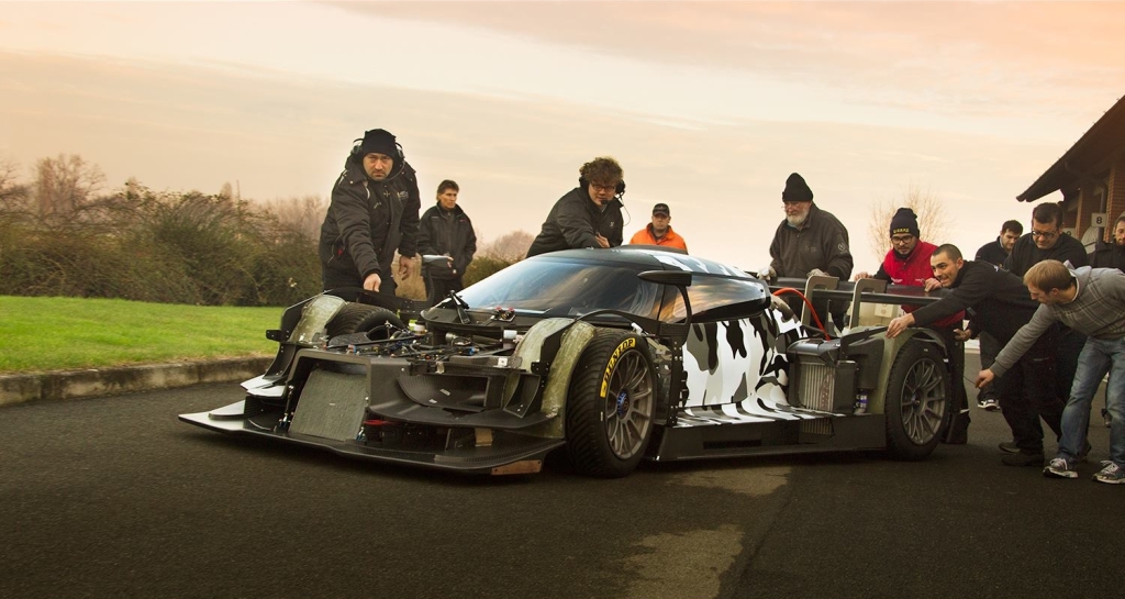 Ferrari Glickenhaus SCG003 test