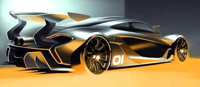 McLaren P1 GTR rendering