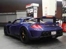 Gemballa Mirage GT blasts around Beverly Hills at night