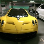 Pagani Huayra in yellow
