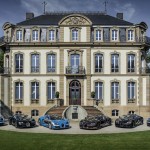 All six Bugatti Veyron Legends at Monterey