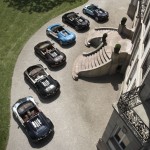 All six Bugatti Veyron Legends at Monterey
