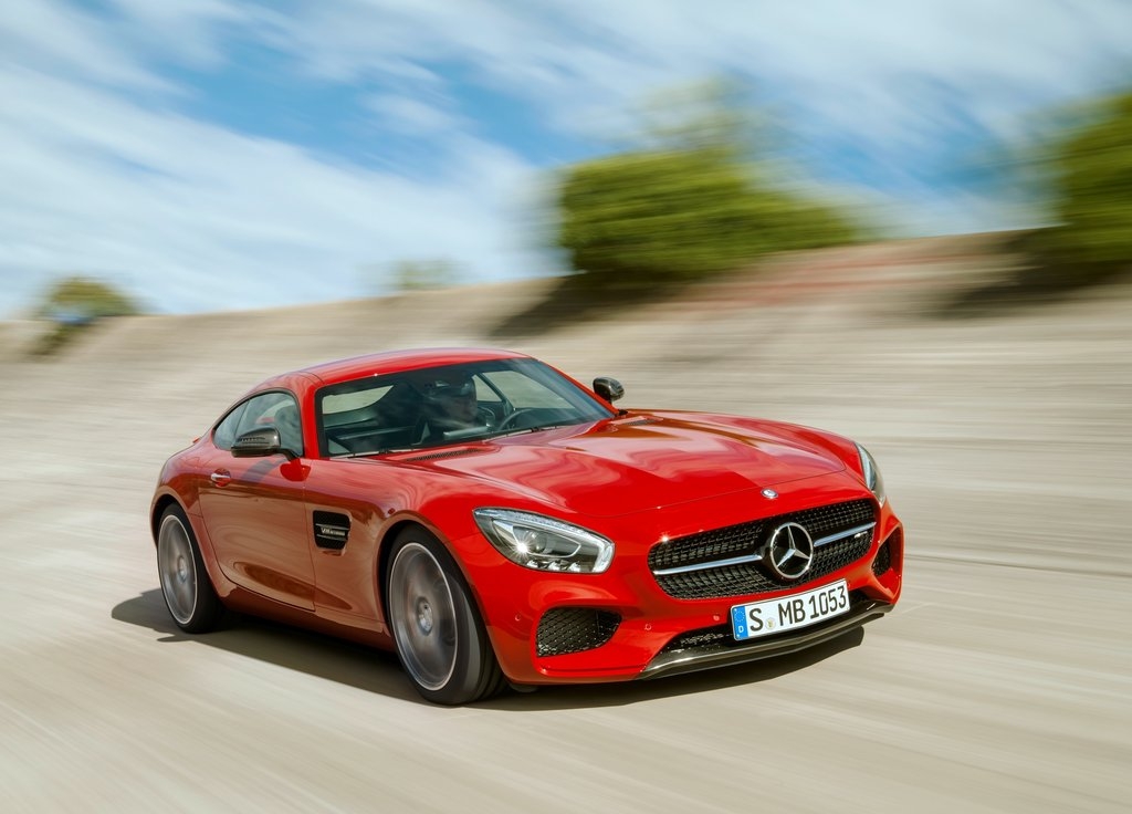 Mercedes AMG GT front angle