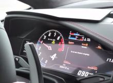Lamborghini Huracan LCD instrument cluster