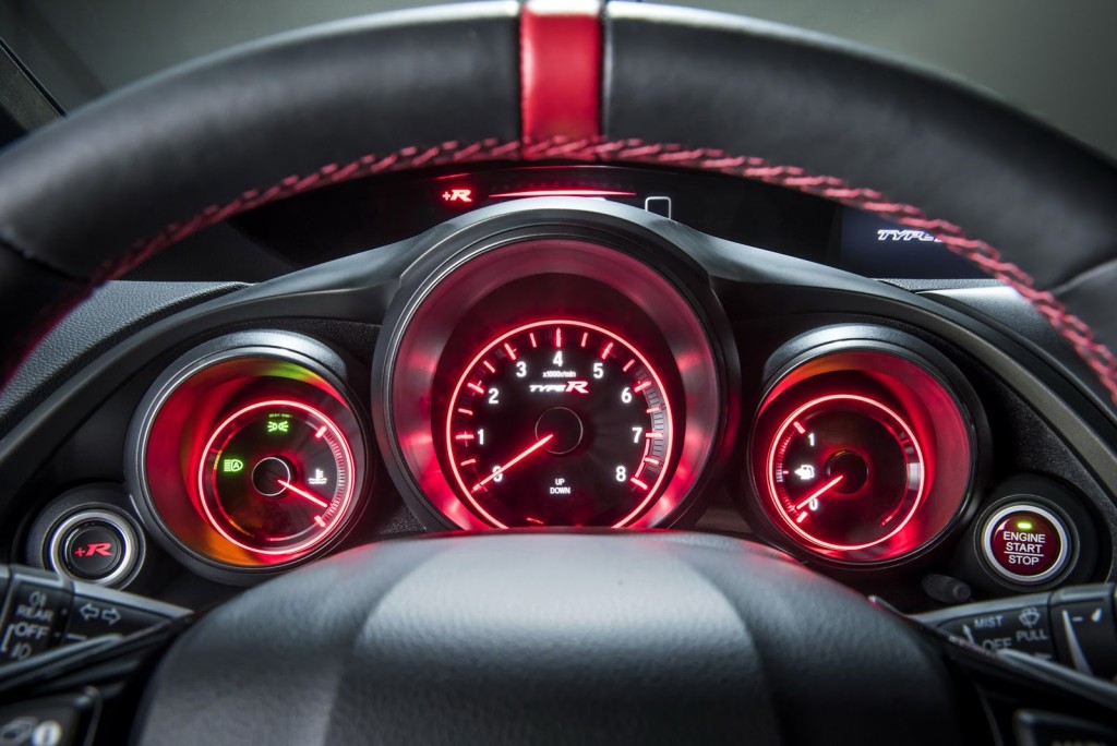 Honda Civic Type R instrument cluster