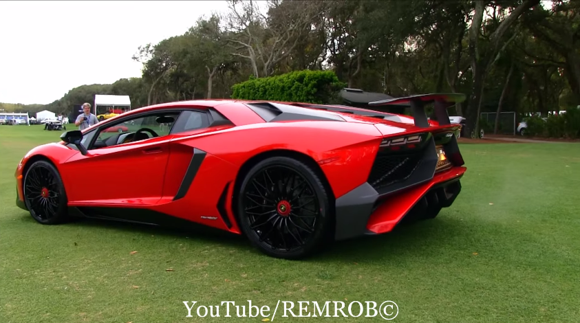 Lamborghini Aventador SV at Amelia Island Concourse