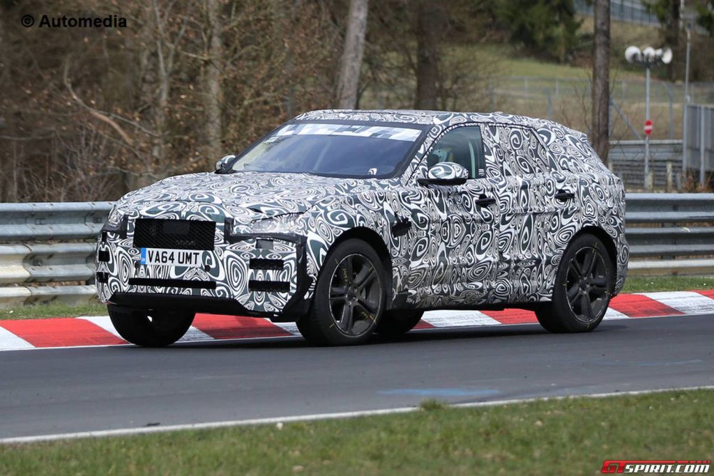 Jaguar F-Pace Mule Caught Testing