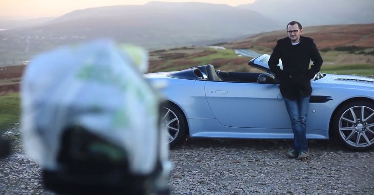 Filming the Aston Martin V12 Vantage Roadster: Behind the Scenes