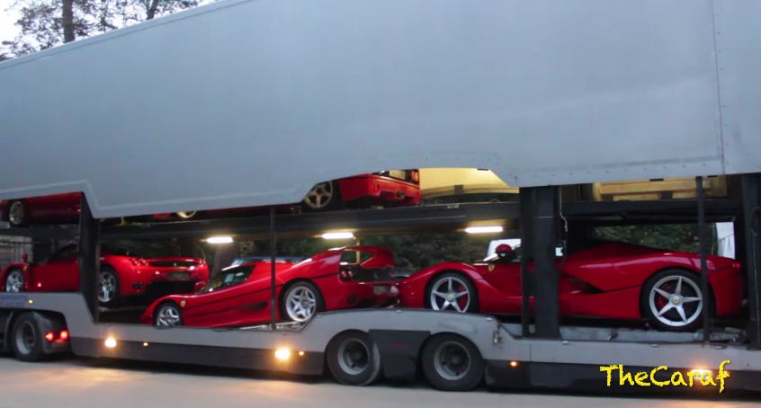 LaFerrari, Enzo, F50, F40, 288 GTO at Concourse D’Elengance