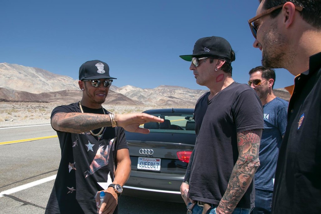 Lewis Hamilton at Gumball 3000 2