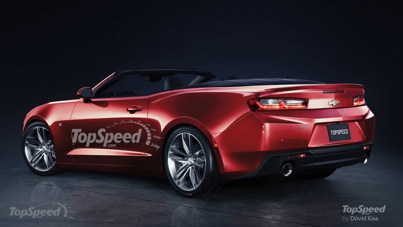2016 Chevrolet Camaro Convertible Rendering