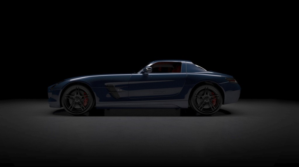 Bare Carbon Fiber Mercedes-Benz SLS AMG
