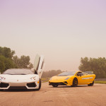 Lamborghini customer track day at Autobahn Raceway 1