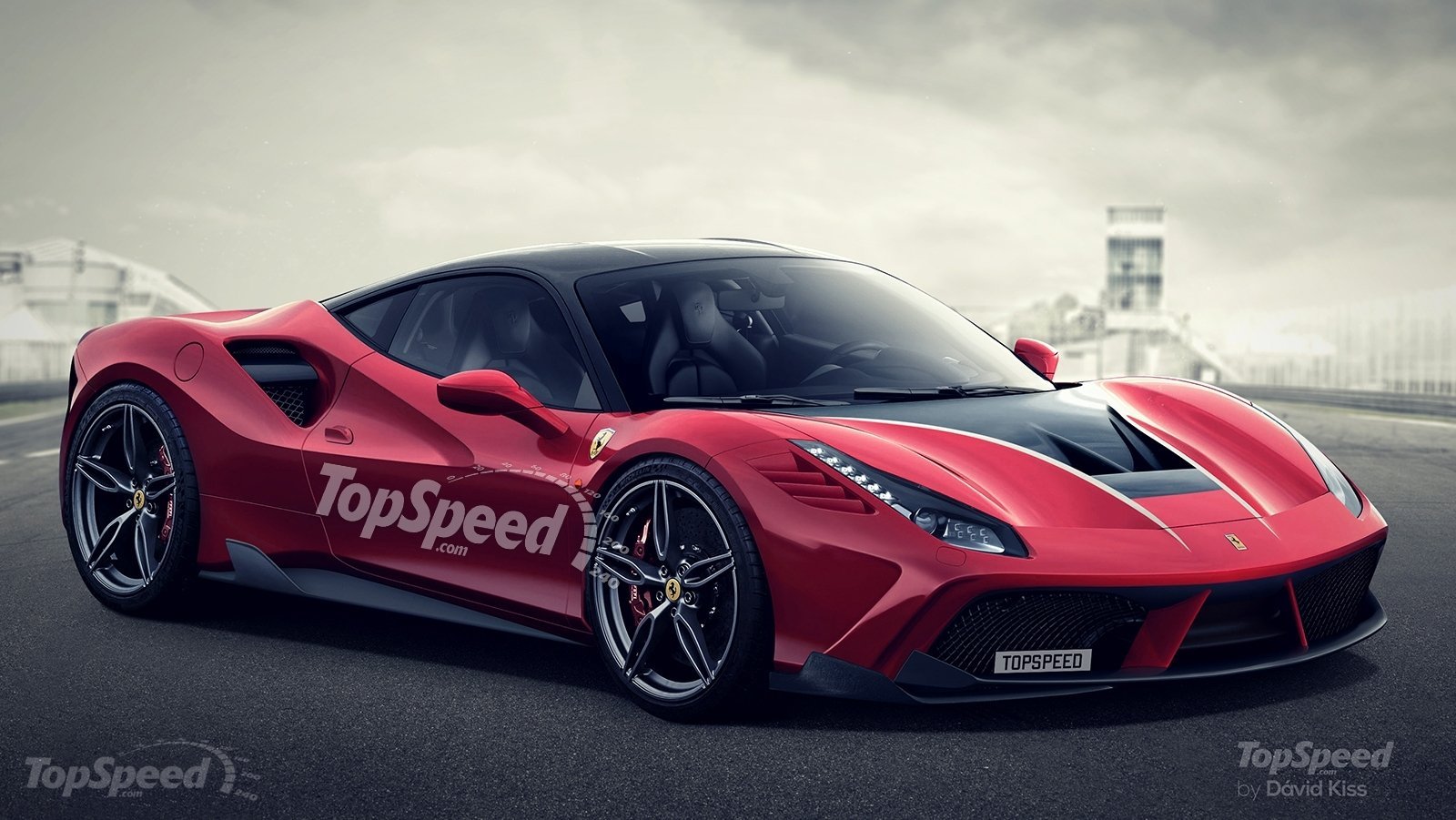 Ferrari 488 GTB Scuderia rendering