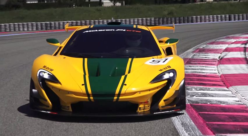 McLaren P1 GTR driven by Bloomberg
