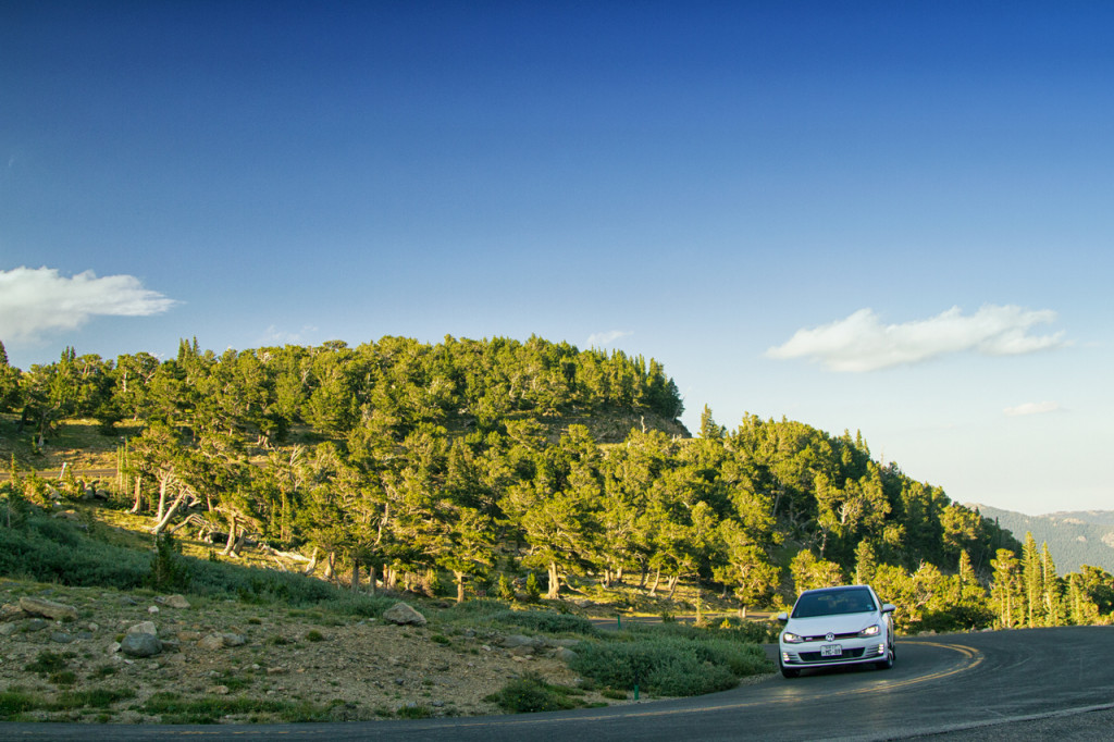 2015 VW Golf GTI at Mount Evans, CO