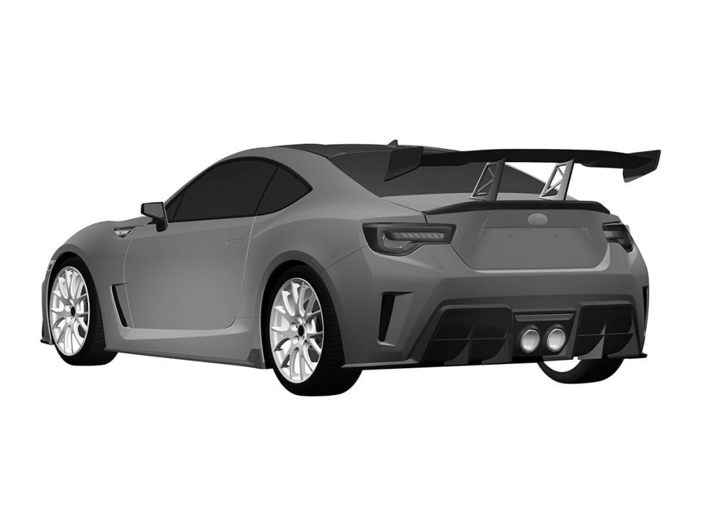 Subaru BRZ STI Toyota GT86 TRD Scion FRS patent