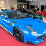 Blue Ferrari F12 TdF Spotted in Luxemburg-1