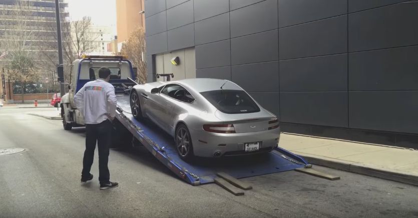 Doug deMuro’s Aston Martin V8 Vantage Breaks Down Again: Video