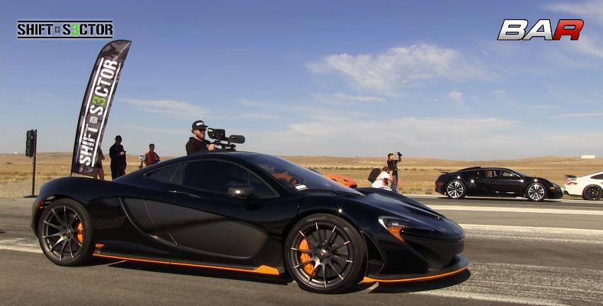 McLaren P1 vs Bugatti Veyron in World's Greatest Drag Race