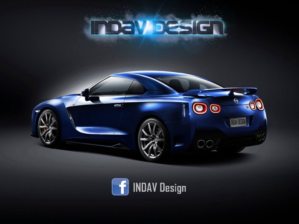 Nissan GT-R Facelift Rendering 1