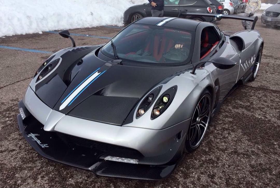 Pagani Huayra BC Spied uncamouflaged