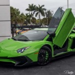 Green Lamborghini Aventador for sale in the US- Prestige Imports Miami-4