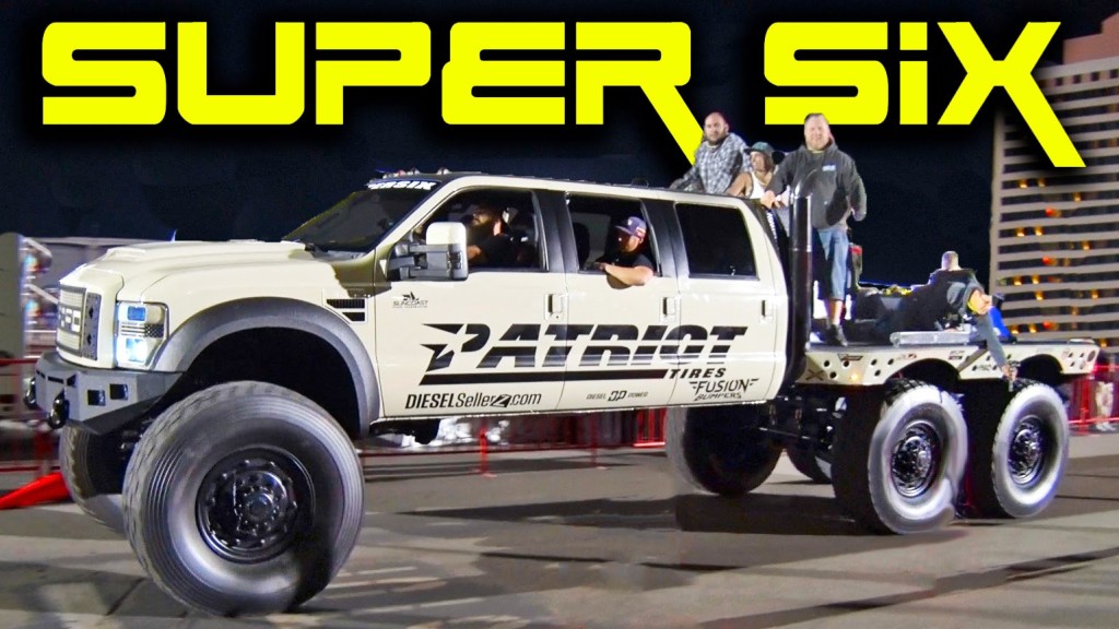 Super Six Patriot Ford Monster Truck 6x6x6