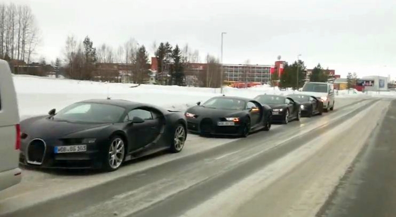 Bugatti Chiron Prototype Testing in Sweden-1