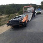 Lamborghini Bicolore Crash in France-1