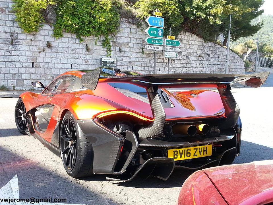 Road Legal McLaren P1 GTR Spotted in Monaco