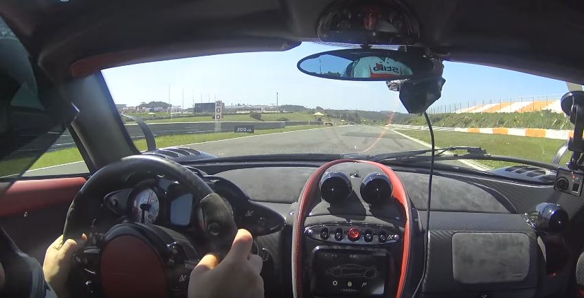 Hot Lap in a Pagani Huayra BC: Video