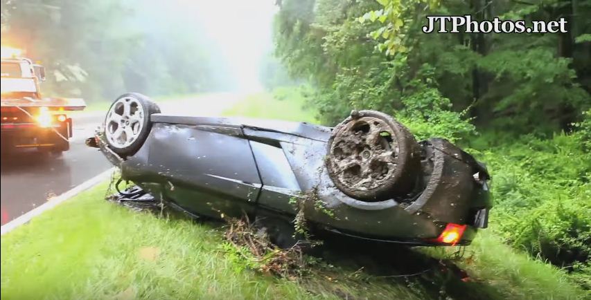Lamborghini Crash Caught on Tape #1