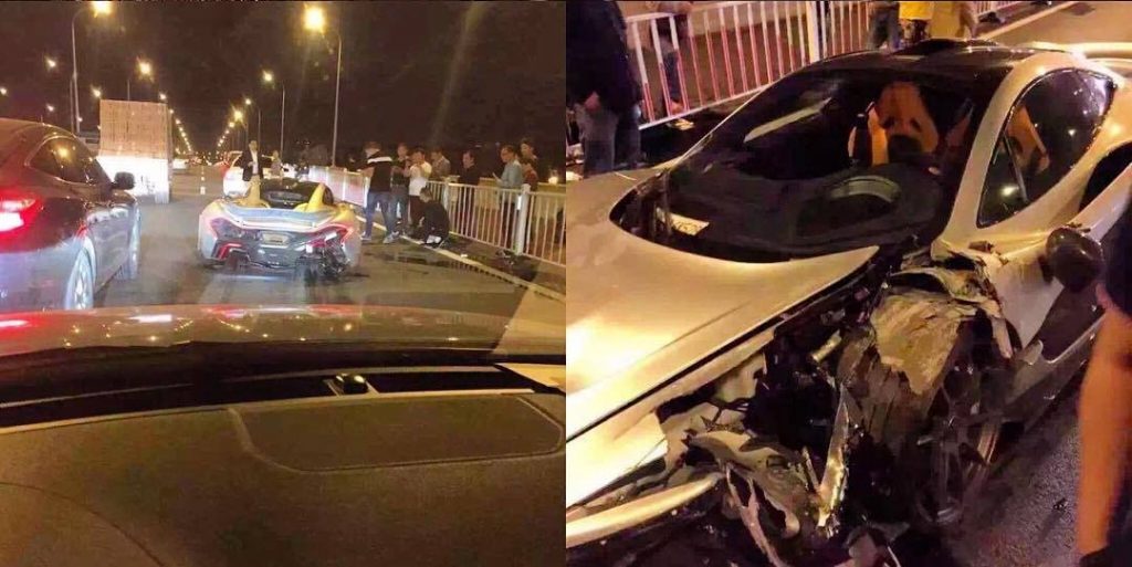 McLaren P1 crashed in China-2