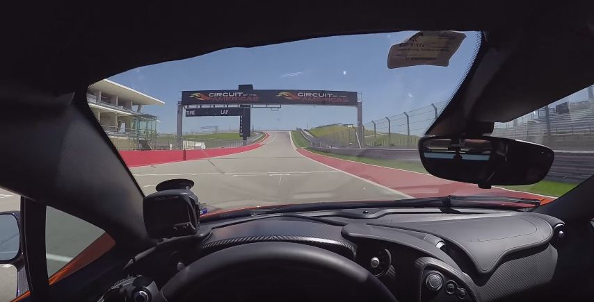 McLaren P1 Hot Lap of Circuit of the Americas