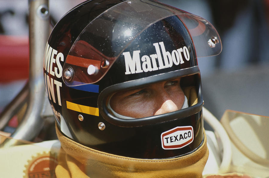 James Hunt at 1976 Spanish Grand Prix