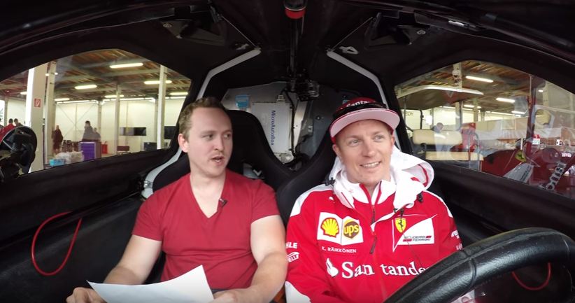 VIDEO: Car Throttle Grills Kimi Raikkonen