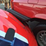 Ferrari 458 Speciale- Classic Merc crash at Cars and coffee-2