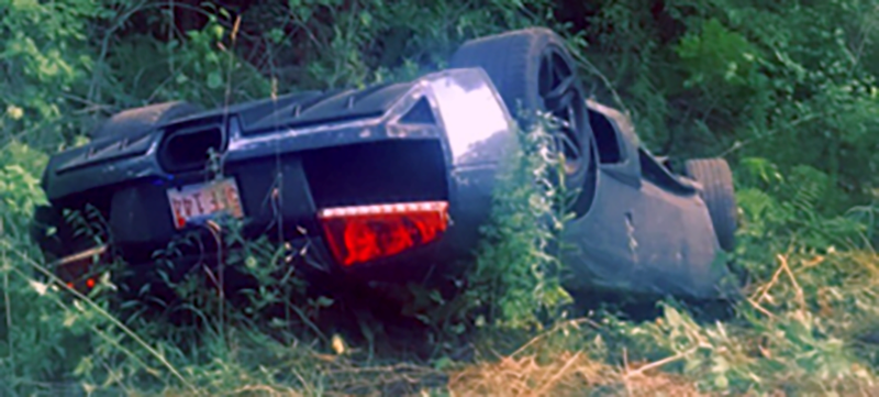 Lamborghini Murcielago Crashed with Kids on board