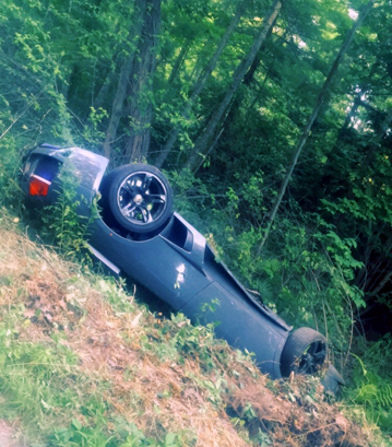 Lamborghini Murcielago crashed with kids on board-2