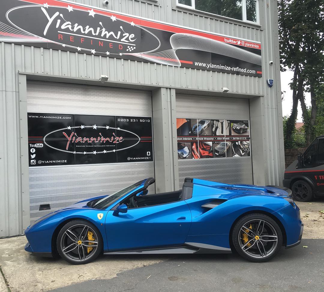 Yianni Ferrari 488 Spider 1