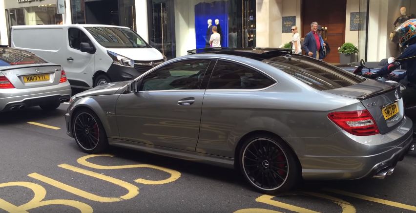 loud-mercedes-c63-amg-gets-keyed-in-london