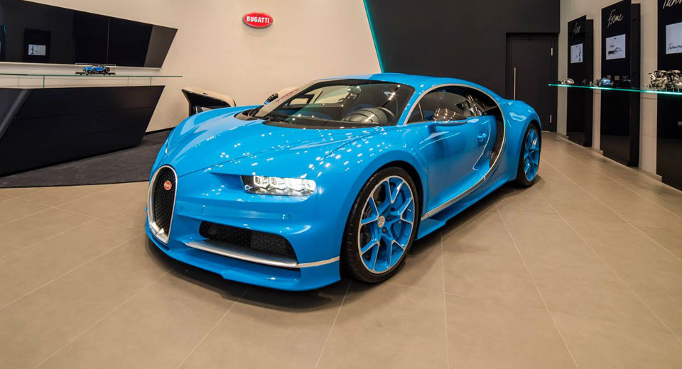 Bugatti Chiron at Taiwan showroom launch