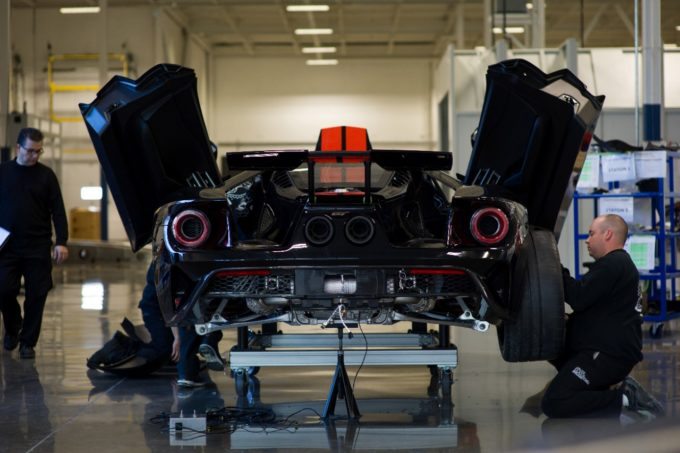 First 2017 Ford GT rolls off assembly line-2