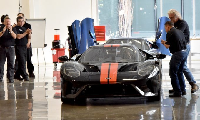 First 2017 Ford GT rolls off assembly line-3