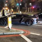 Lamborghini Aventador SV Roadster crashed in London-1