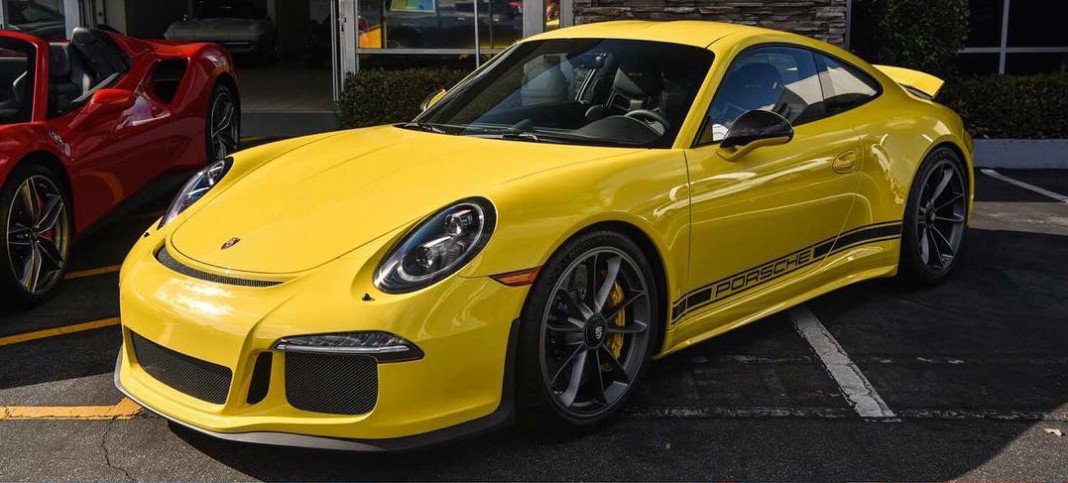 Yellow Porsche 911 R For Sale in the US