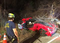 Ferrari 458 Speciale Totaled in a High Speed Crash in Texas